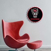 N.C. State Wolfpack Team Spirit Bottle Cap Wall Sign, FNB-NCNCST-210