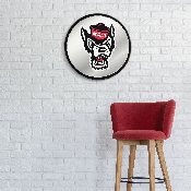 NC State Wolfpack: Mascot  - Modern Disc Mirrored Wall Sign, NCNCST-235-02
