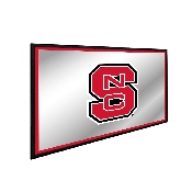 NC State Wolfpack: Framed Mirrored Wall Sign, NCNCST-265-01