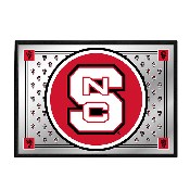 NC State Wolfpack: Team Spirit - Framed Mirrored Wall Sign, FNB-NCNCST-265-02A