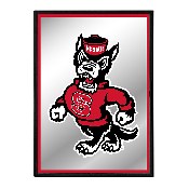NC State Wolfpack: Mascot - Framed Mirrored Wall Sign, NCNCST-275-01