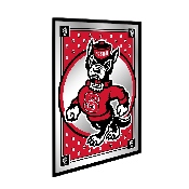 NC State Wolfpack: Team Spirit, Mascot - Framed Mirrored Wall Sign, NCNCST-275-02
