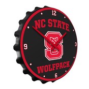 NC State Wolfpack: Bottle Cap Wall Clock, FNB-NCNCST-540-01A