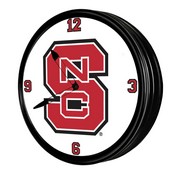 N.C. State Wolfpack 19" LED Team Spirit Clock, FNB-NCNCST-550