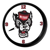 N.C. State Wolfpack 19" LED Team Spirit Clock, FNB-NCNCST-550