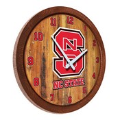 N.C. State Wolfpack 20" Barrel Team Logo Wall Clock FNB-NCNCST-560