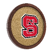 NC State Wolfpack: "Faux" Barrel Framed Cork Board, FNB-NCNCST-632-01A