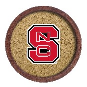 NC State Wolfpack: "Faux" Barrel Framed Cork Board, FNB-NCNCST-632-01A