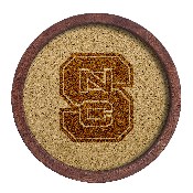 NC State Wolfpack: "Faux" Barrel Framed Cork Board, FNB-NCNCST-632-01A