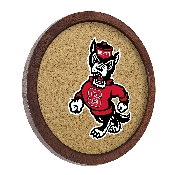 NC State Wolfpack: Mascot - "Faux" Barrel Framed Cork Board, FNB-NCNCST-632-02A