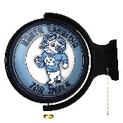 North Carolina Tar Heels: Mascot - Original Round Rotating Lighted Wall Sign, NCNCTH-115-02