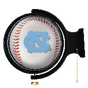 North Carolina Tar Heels: Baseball - Round Rotating Lighted Wall Sign, NCNCTH-115-31
