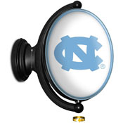 North Carolina Tar Heels: Original Oval Illuminated Rotating Wall Sign