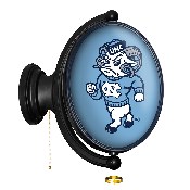 North Carolina Tar Heels: Mascot - Original Oval Rotating Lighted Wall Sign, FNB-NCNCTH-125-02A