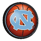 North Carolina Tar Heels: Basketball - Round Slimline Lighted Wall Sign, NCNCTH-130-11