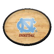 North Carolina Tar Heels: Hardwood - Oval Slimline Lighted Wall Sign, NCNCTH-140-12