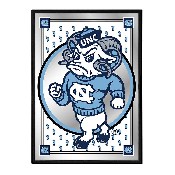 North Carolina Tar Heels: Team Spirit, Mascot - Framed Mirrored Wall Sign, FNB-NCNCTH-275-02A
