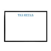 North Carolina Tar Heels: Framed Dry Erase Wall Sign