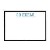 North Carolina Tar Heels: Go Heels - Framed Dry Erase Wall Sign