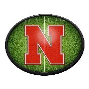Nebraska Cornhuskers: On the 50 - Oval Slimline Lighted Wall Sign, NCNEBR-140-22