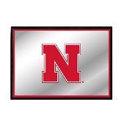 Nebraska Cornhuskers: Logo - Framed Mirrored Wall Sign, NCNEBR-265-01