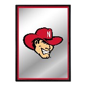 Nebraska Cornhuskers: Mascot - Framed Mirrored Wall Sign, NCNEBR-275-01