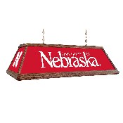 Nebraska Cornhuskers: Premium Wood Pool Table Light, NCNEBR-330-01