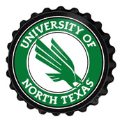 North Texas Mean Green: Bottle Cap Wall Sign, NCNOTX-210-01
