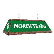 North Texas Mean Green: Premium Wood Pool Table Light, NCNOTX-330-01