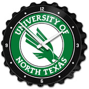 North Texas Mean Green: Bottle Cap Wall Clock, NCNOTX-540-01