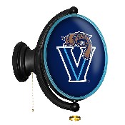 Villanova Wildcats: Wildcat - Original Oval Rotating Lighted Wall Sign, FNB-NCNOVA-125-02A