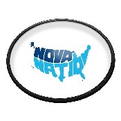 Villanova Wildcats: Nova Nation - Oval Slimline Lighted Wall Sign, NCNOVA-140-02