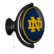 Notre Dame Fighting Irish: Original Oval Rotating Lighted Wall Sign, FNB-NCNTRD-125-01A