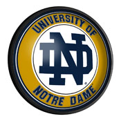 Notre Dame Fighting Irish: Round Slimline Lighted Wall Sign, NCNTRD-130-01