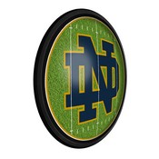 Notre Dame Fighting Irish: On the 50 - Round Slimline Lighted Wall Sign, NCNTRD-130-22