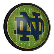 Notre Dame Fighting Irish: On the 50 - Round Slimline Lighted Wall Sign, NCNTRD-130-22