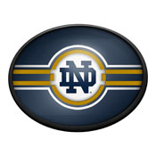 Notre Dame Fighting Irish: Oval Slimline Lighted Wall Sign, FNB-NCNTRD-140-01A