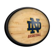 Notre Dame Fighting Irish: Hardwood - Oval Slimline Lighted Wall Sign, NCNTRD-140-12