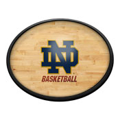 Notre Dame Fighting Irish: Hardwood - Oval Slimline Lighted Wall Sign, NCNTRD-140-12