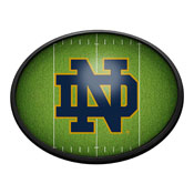 Notre Dame Fighting Irish: On the 50 - Oval Slimline Lighted Wall Sign, NCNTRD-140-22