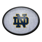 Notre Dame Fighting Irish: Ice Rink - Oval Slimline Lighted Wall Sign, NCNTRD-140-41