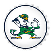 Notre Dame Fighting Irish: Leprechaun - Bottle Cap Wall Sign, NCNTRD-210-03