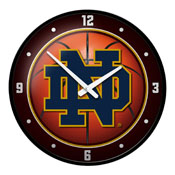 Notre Dame Fighting Irish: Basketball - Modern Disc Wall Clock, NCNTRD-510-11