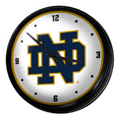 Notre Dame Fighting Irish: Retro Lighted Wall Clock, NCNTRD-550-01