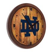 Notre Dame Fighting Irish: "Faux" Barrel Top Clock, NCNTRD-560-01