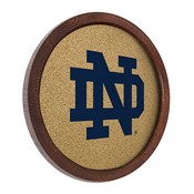 Notre Dame Fighting Irish: "Faux" Barrel Framed Cork Board, FNB-NCNTRD-632-01A