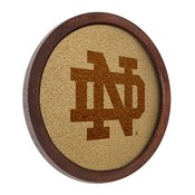 Notre Dame Fighting Irish: "Faux" Barrel Framed Cork Board, FNB-NCNTRD-632-01A