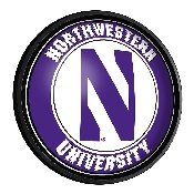 Northwestern Wildcats: Round Slimline Lighted Wall Sign, NCNWWC-130-01