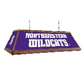 Northwestern Wildcats: Premium Wood Pool Table Light