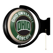 Ohio University Bobcats Rotating Illuminated Team Spirit Wall Sign-Round, FNB-NCOHIO-115